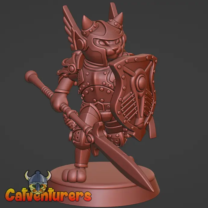 Prince Purrpaws Paladin Cat