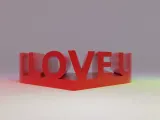 3D WOORDVORM VAN HARTEN (I LOVE U)-2