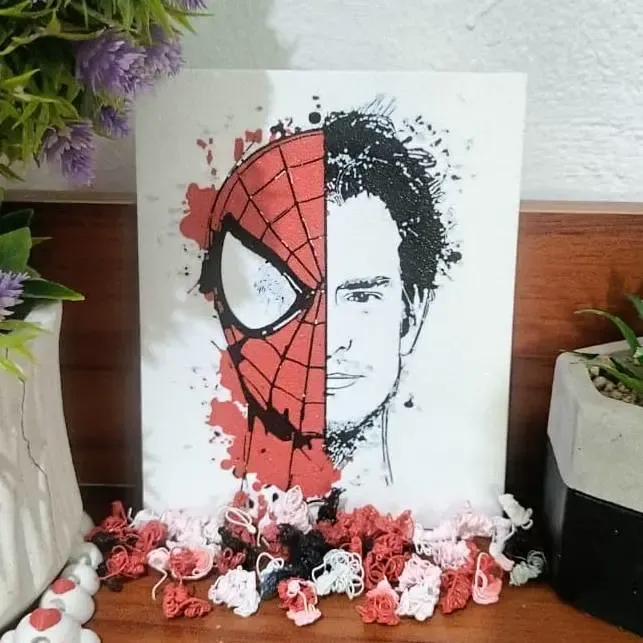 Recuadro de Spiderman de Andrew