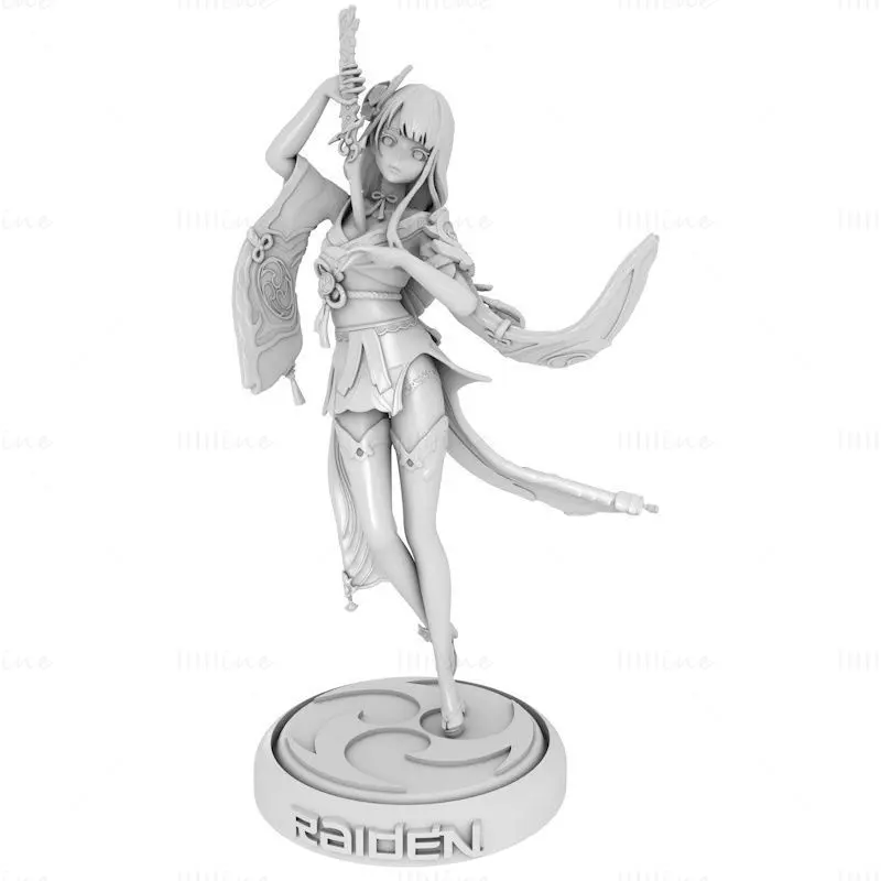 Raiden Shogun Burst STL