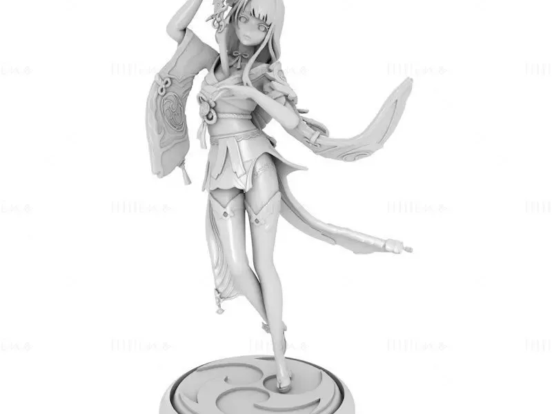 Raiden Shogun Burst STL