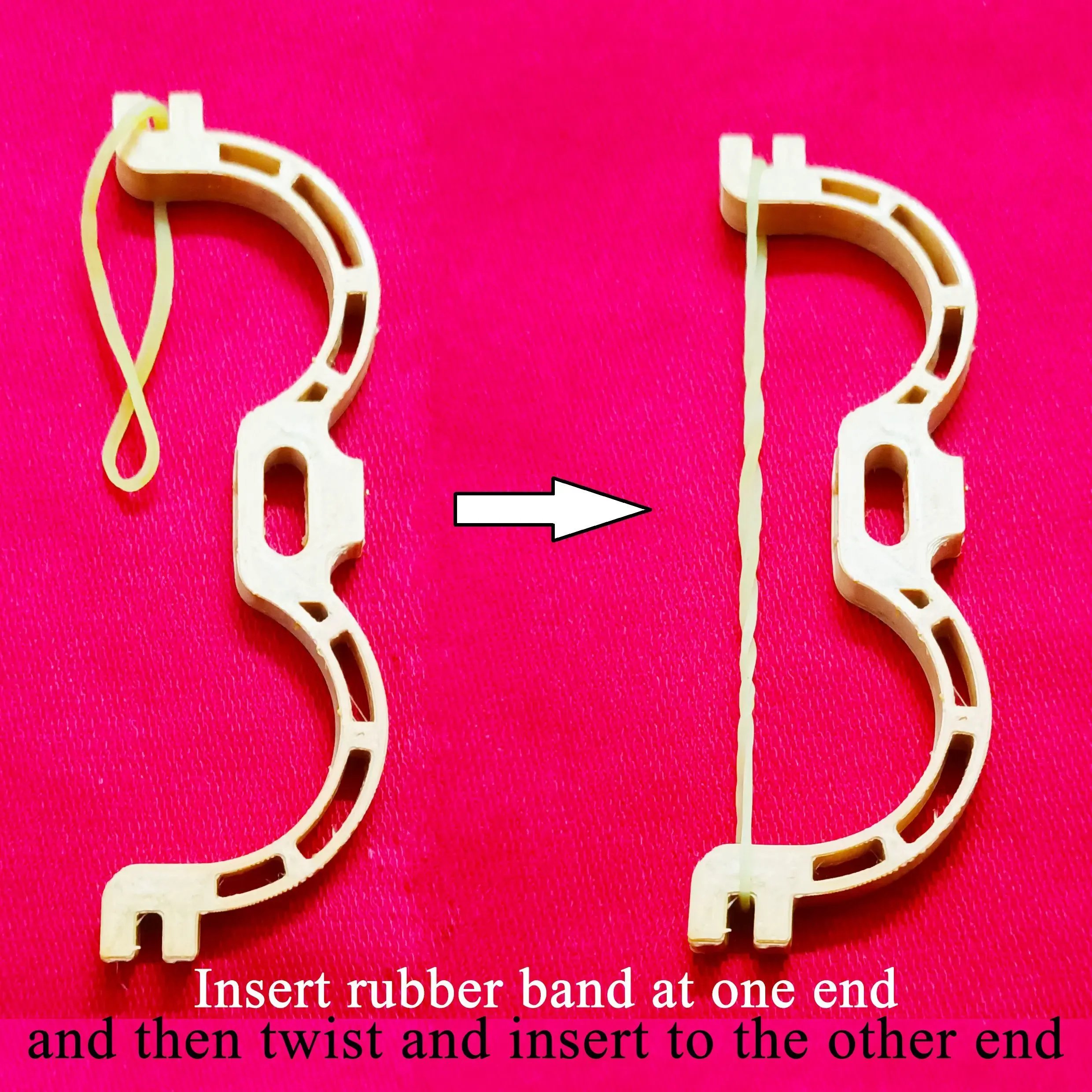 Ancient Rubber band bow and arrow