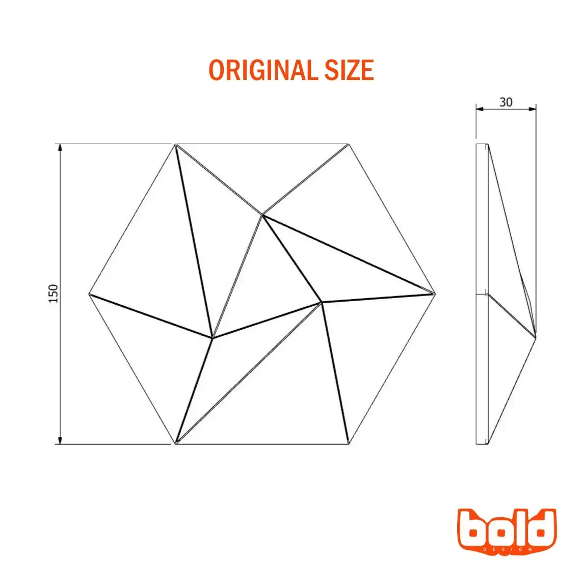 3D WALL - LOW POLY WALL COVERING