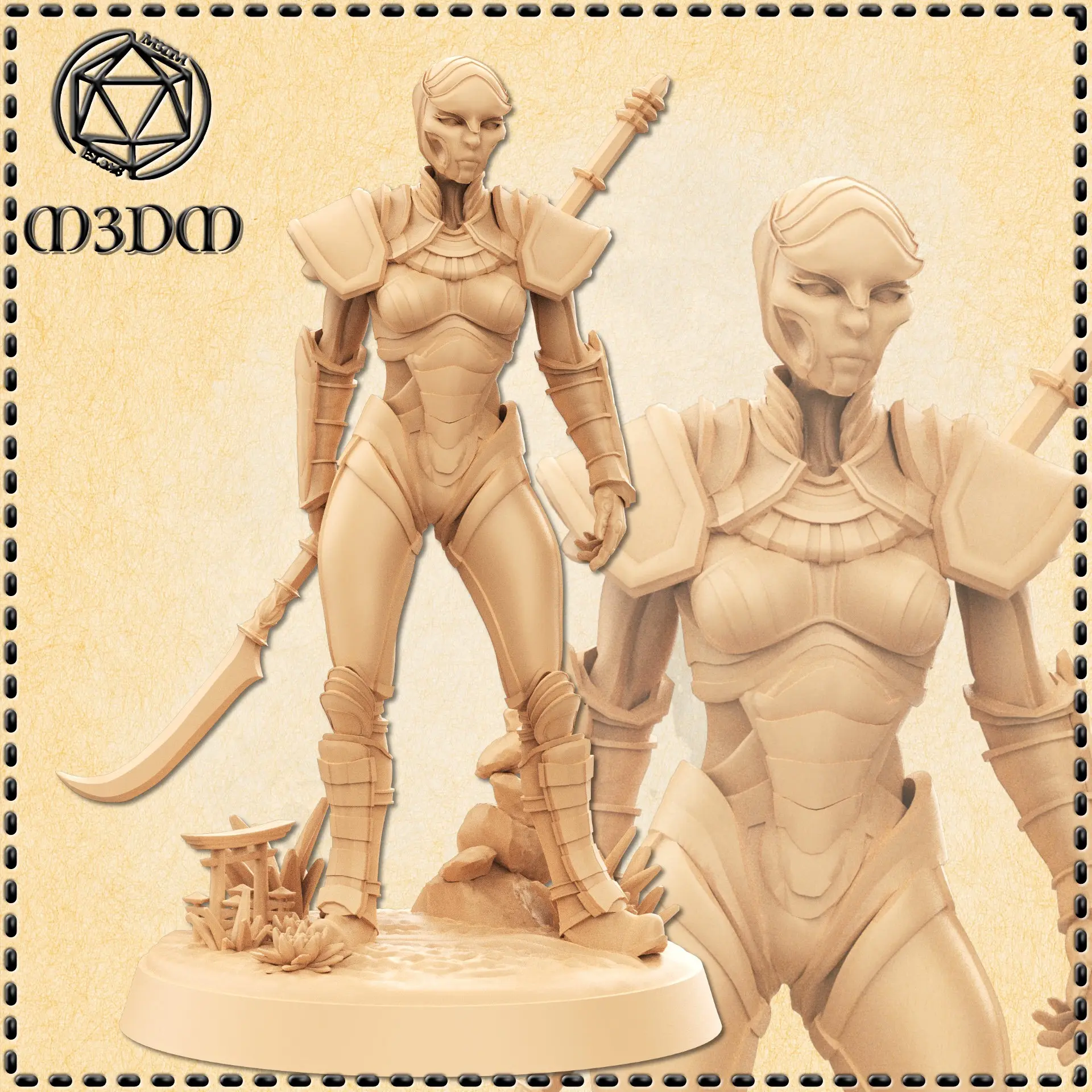 Warforged Samurai Female (Casual)