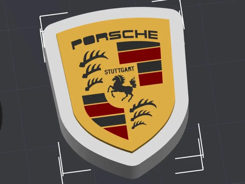 Porsche Logo Croc Charm (Jibbitz)