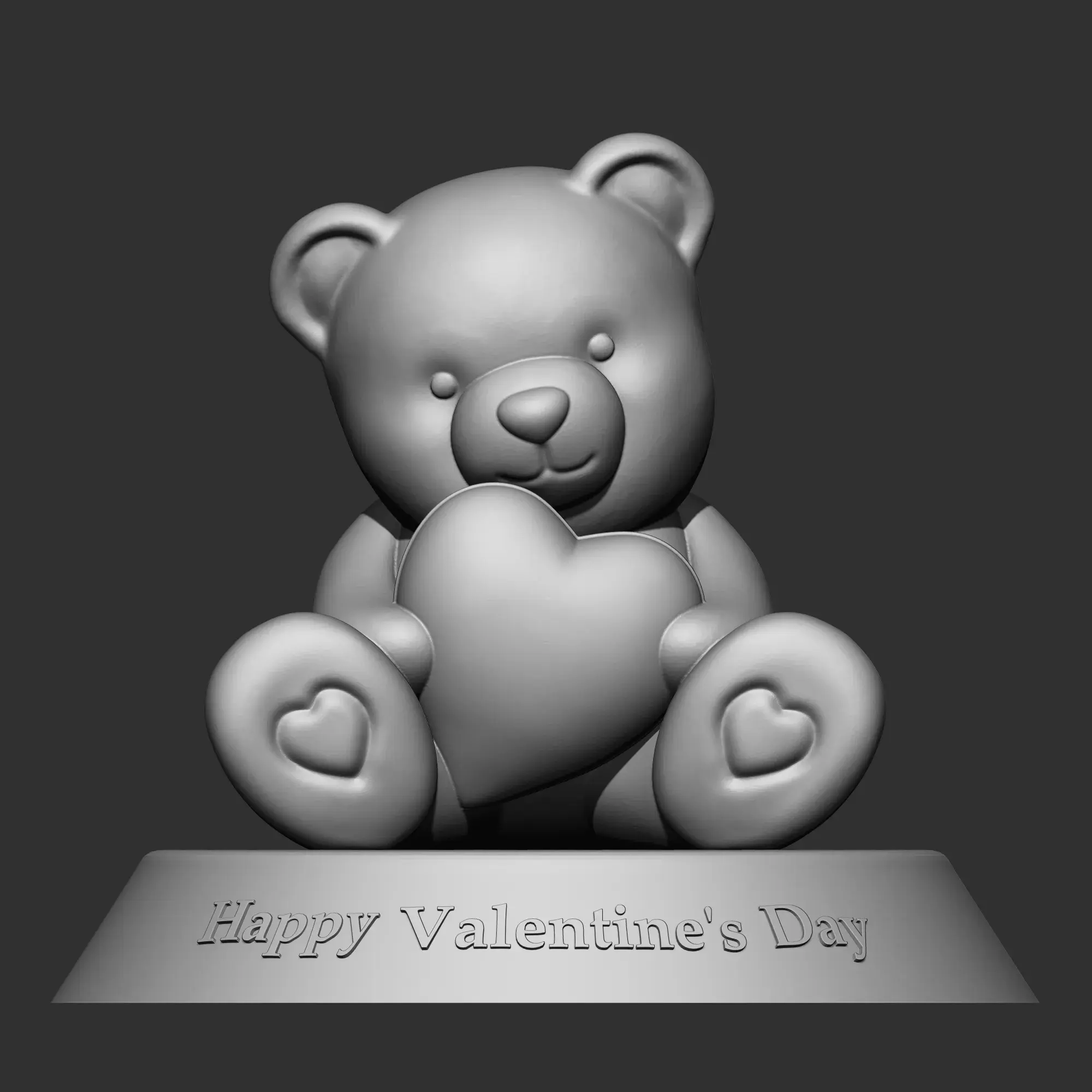Valentine's Teddy Bear V1