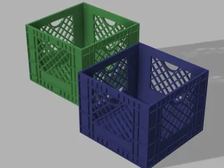 Stackable Milk Crate
