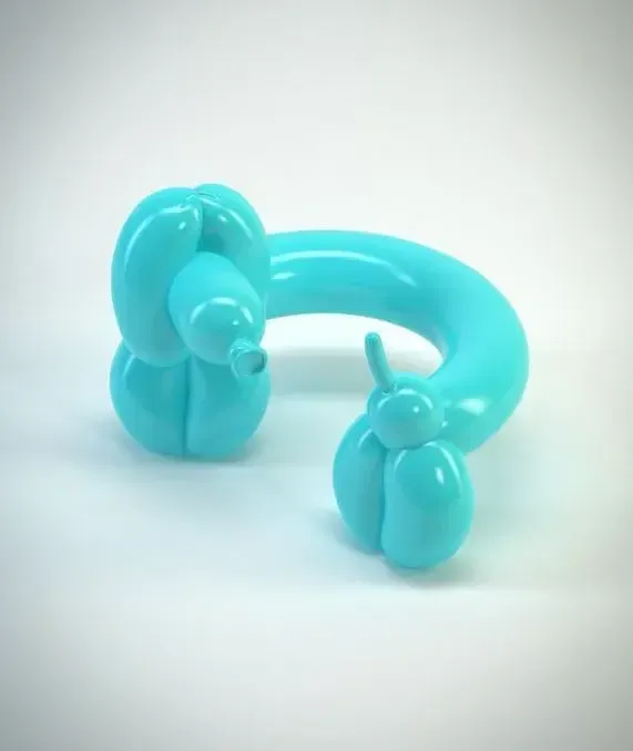 Cane palloncino grande Fan Art Toy