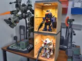 [Stackable, Illuminated] Mecha Hangar: Perfect Fit for Gundam QMSV Blind Box Collectibles-1