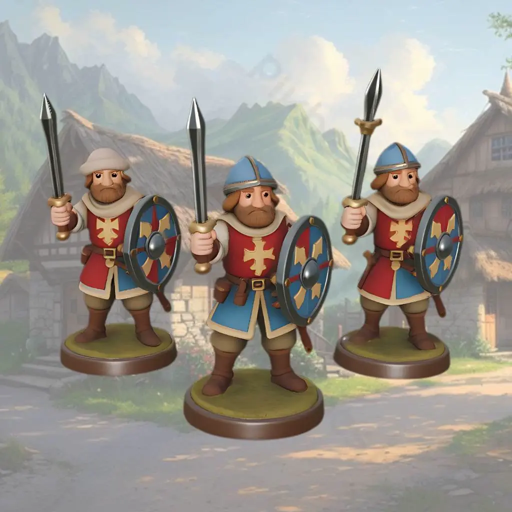 miniature medieval villagers 5