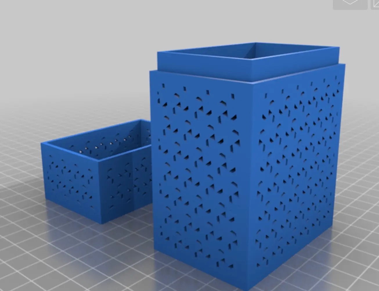 Double deck card box