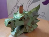 🐉 BackFlow Dragon Head Incense Burner with Skeleton Base💀-6