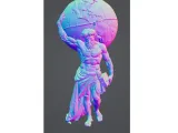Atlas Globe Statue-1