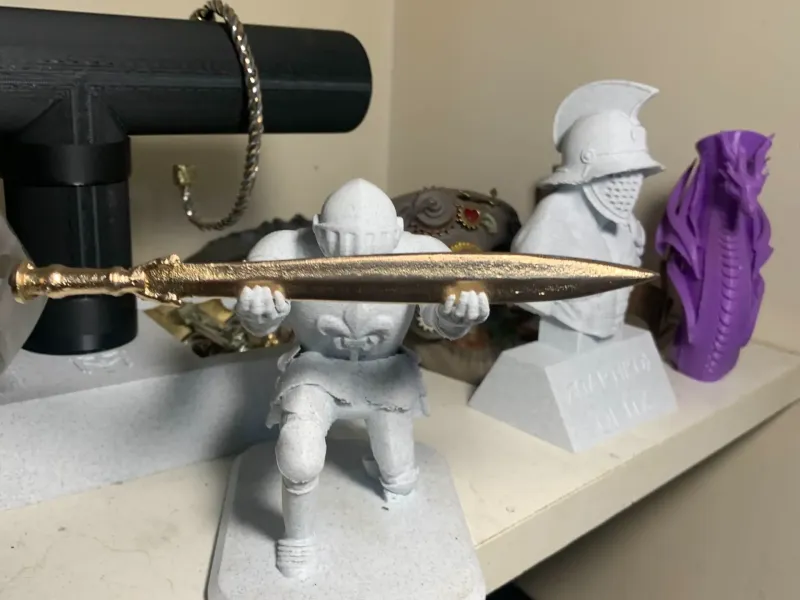 Bronze Sword Letter Opener