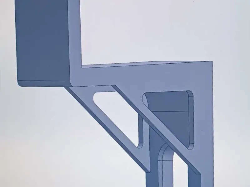 support mural miroir 