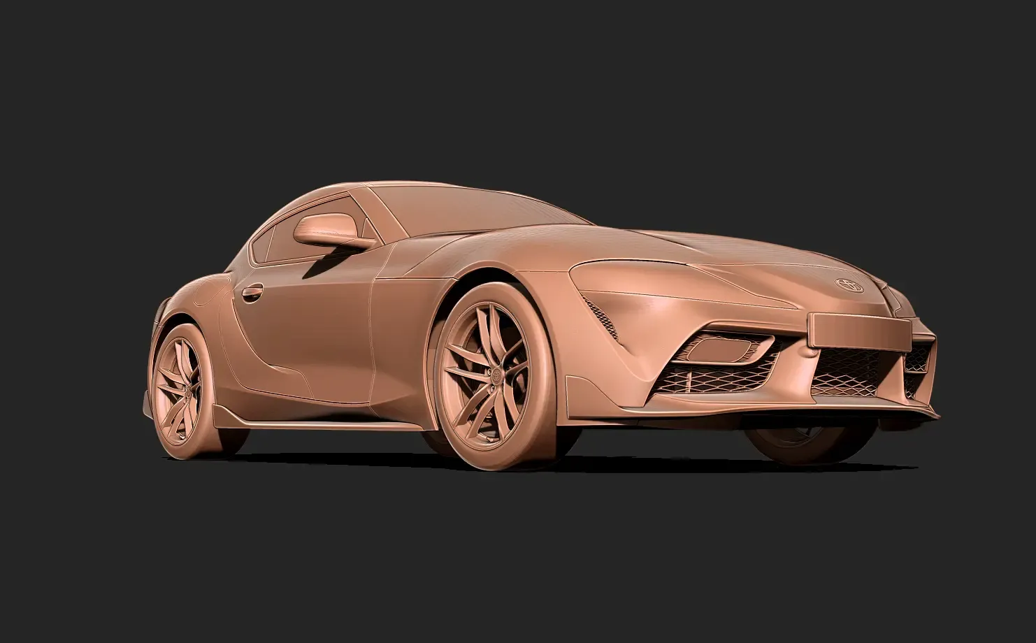 Toyota Supra 3D print model