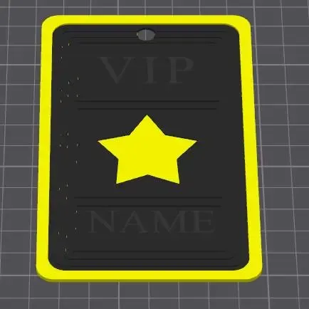 Новогодний VIP-бейдж