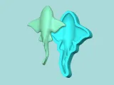 Angel Shark Mold - Silicone Maker Template-0