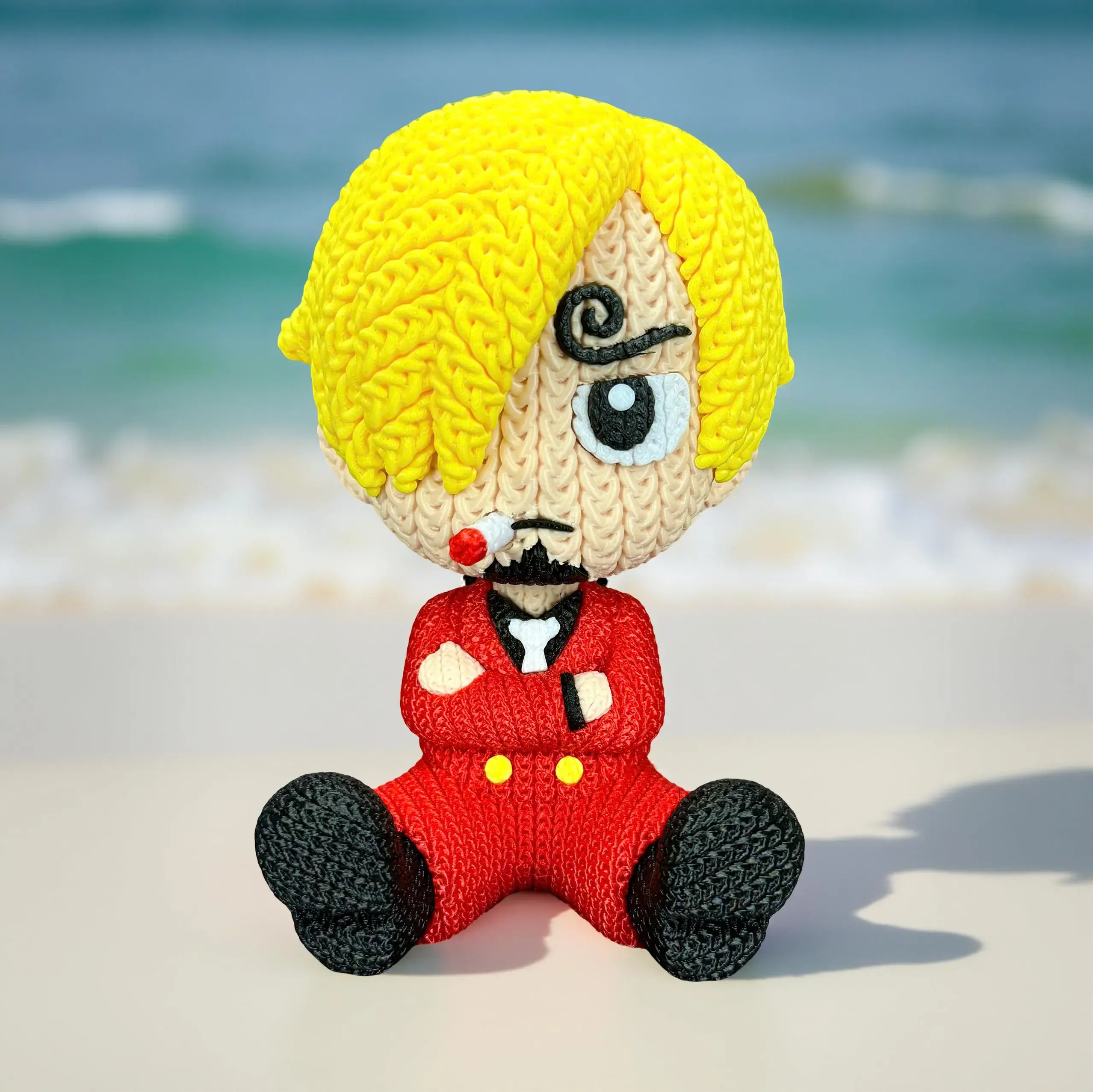 Sanji - Knitted - Crochet - One PIece - Multipart