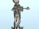 Alien soldier with assault rifle and jet-pack (13) (+ pre-su-2