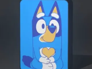 Lightbox - Bluey with Heart