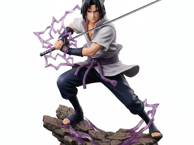 Sasuke Uchiha Battle Mode 3D Figurine