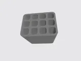 set box with compartments, thk 2,5mm, in size 10x10mm-5