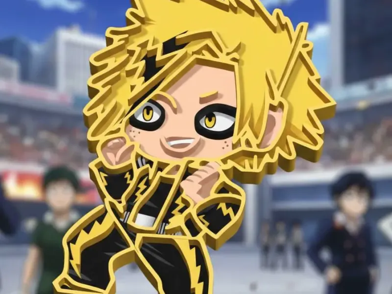 Denki Kaminari llavero my hero academy