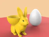 Easter Bunny Egg Holder, Easter Egg Gift, Rabbit Egg Holder-1