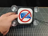 Car LED Lightbox: No Wash Windshield Warning Sign-6