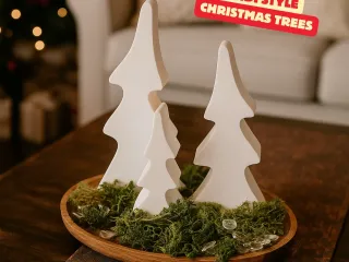 SCANDI STYLE CHRISTMAS TREES / MODERN & ELEGANT