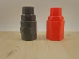 3/4 BSP Male/Female Threaded Pipe Coupling-4