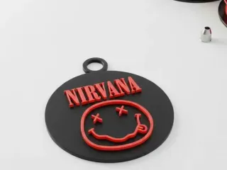 Nirvana keychain by Aza