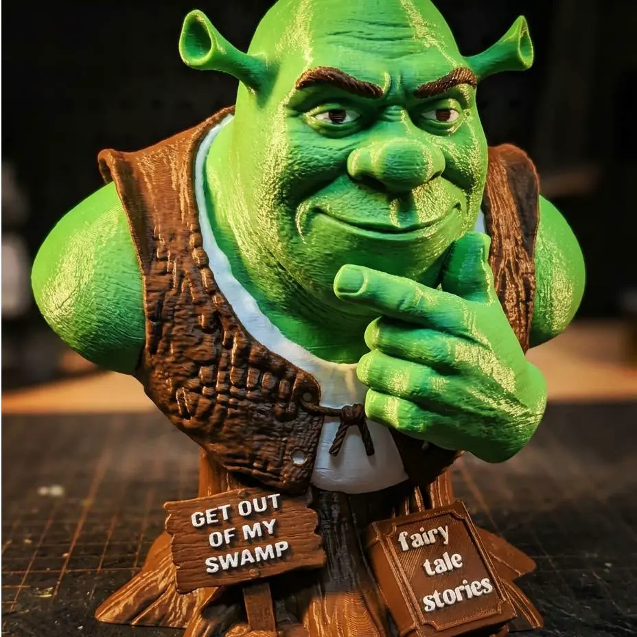 Ogre Swamp King Bust | Stylized Ogre Sculpture
