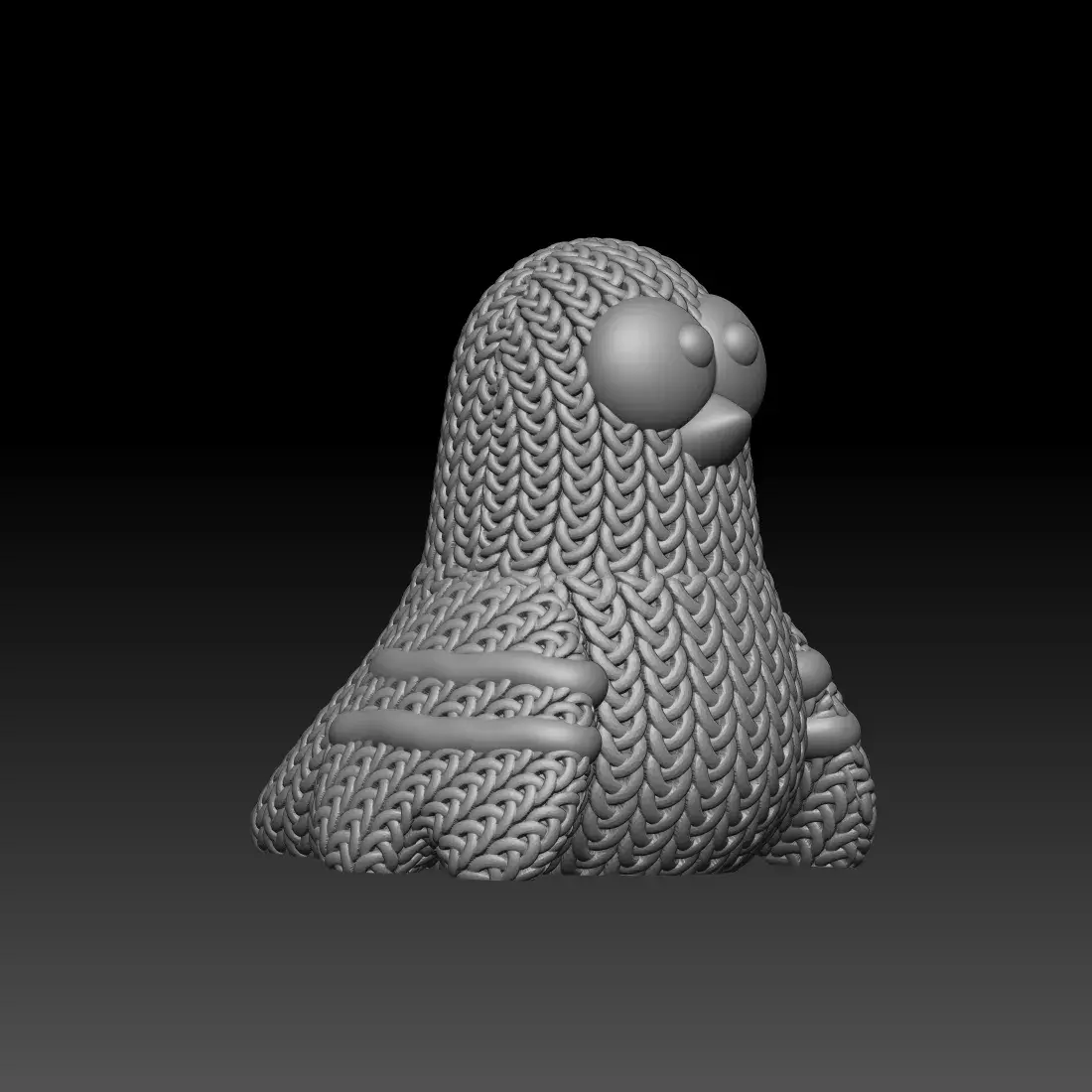 Knitted Pigeon