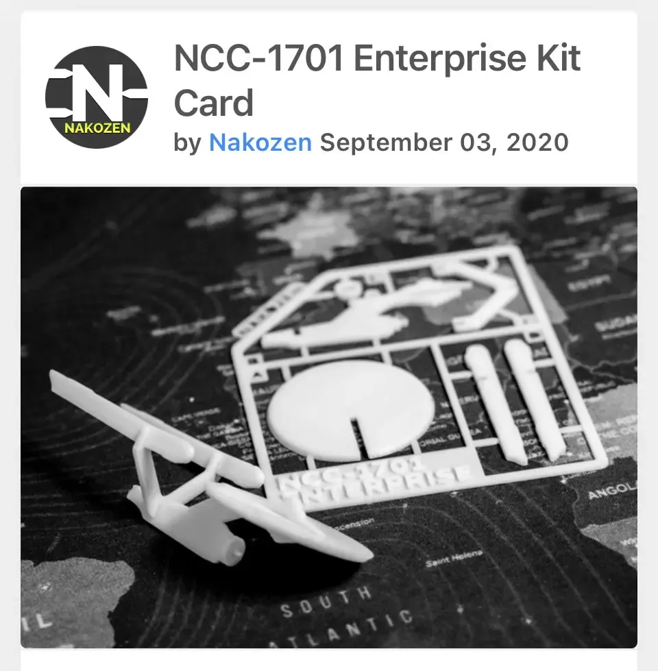 NCC-1701 Enterprise Kit Card