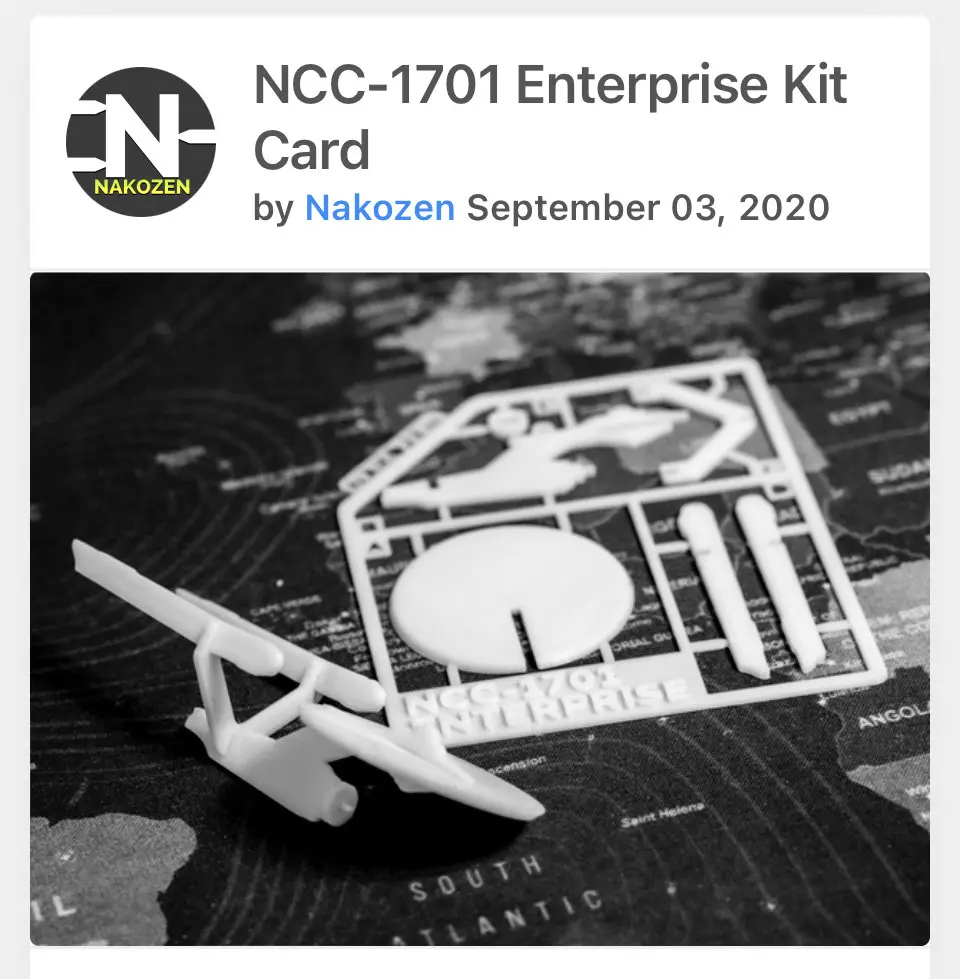 NCC-1701 Ondernemingskit Kaart