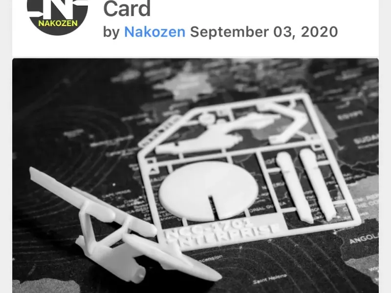 NCC-1701 Enterprise Kit Card