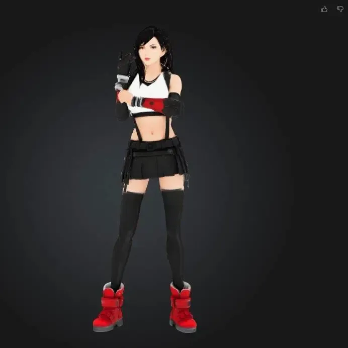 Tifa FF7 miniature