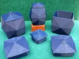 Hexakisoctahedral Boxes with Lids-0