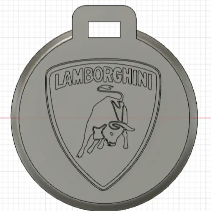Pendentif porte clé Lamborghini / Lamborghini Key ring ornem