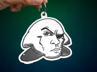 LLAVERO KIRBY THE ROCK