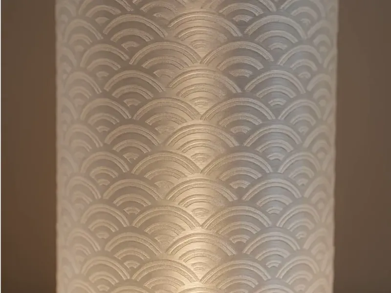 Seigaiha Lithophane