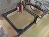 Laser Cutter/Engraver with Laser-Cut and 3D-Printed Parts-0