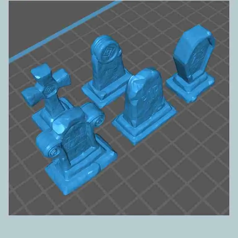 Mezar taşı seti - minyatürler warhammer arazi manzarası sekmesi