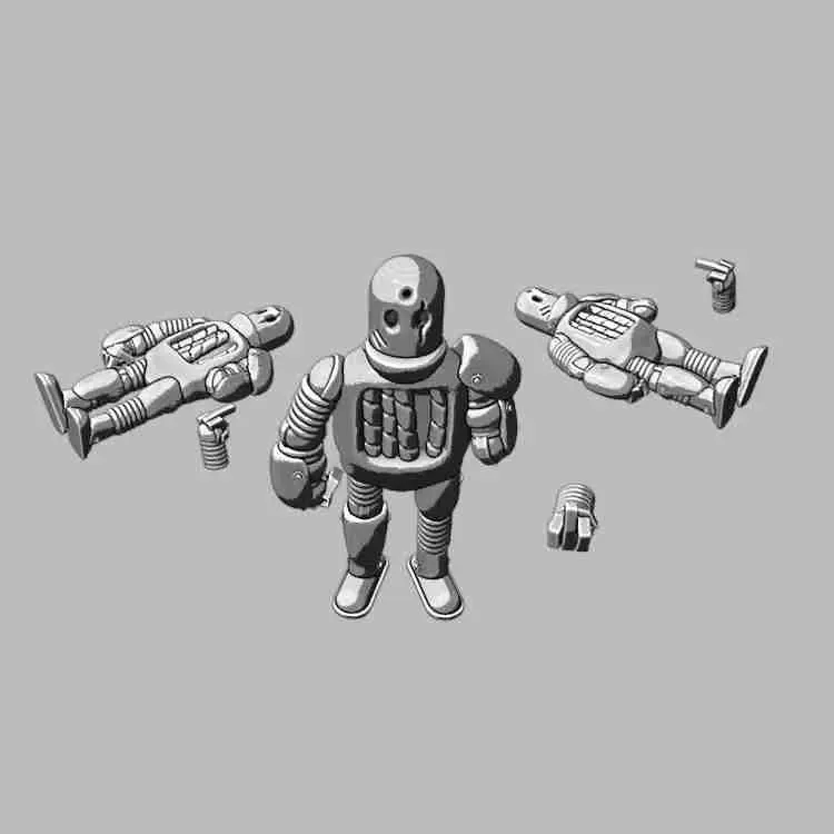 RoboCorpse (32mm scale, scaleable)