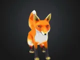 Low-Poly Fox-0