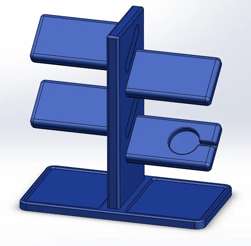 WATCH STAND AND ORGANIZER, 3D MODELLED