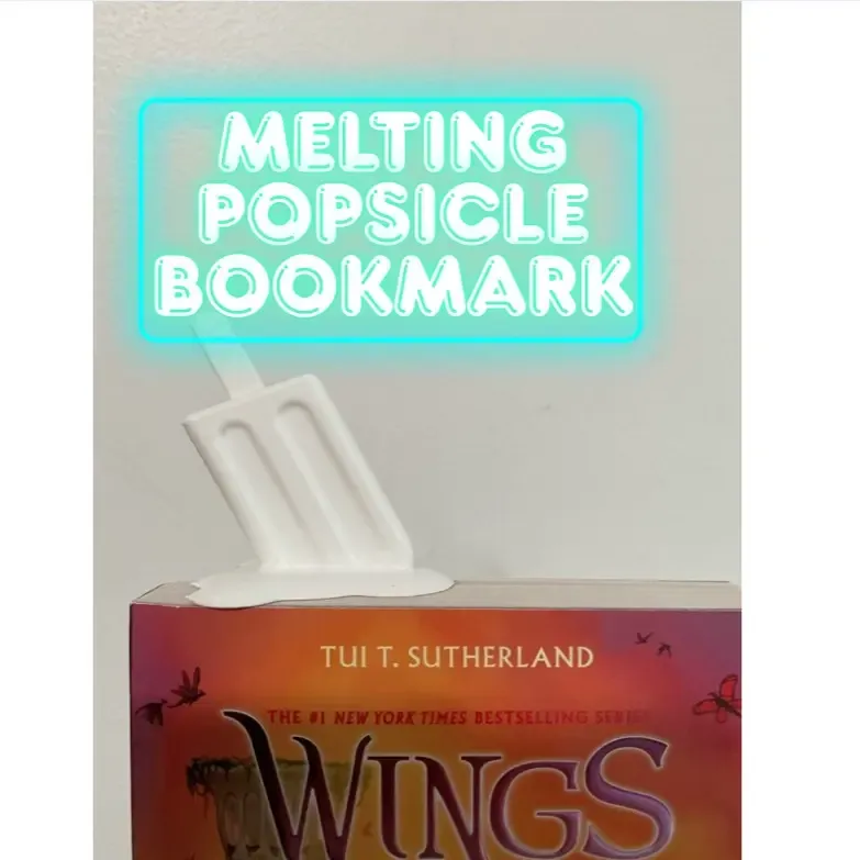 melting popsicle bookmark