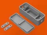 Junction box for WAGO connectors with strain relief-0